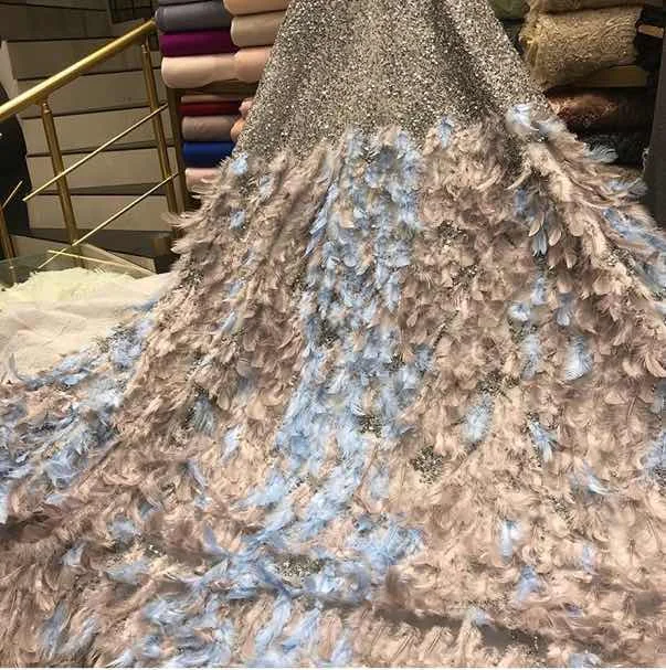 

feather lace fabric african lace fabric 2019 high quality wedding dress lace evening dress lace swiss voile lace in switzerland