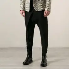 27-42 Горячая Весна Мужчины стильный футляр для столовых приборов личность стерео Inlined Plait девять минут брюки досуг ноги брюки