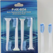 DHL Free Shipping 400pcs HX6054 Electric Sonic Tooth Brush Replacement For Philips Sonicare Toothbrush Heads Blue Soft Bristles
