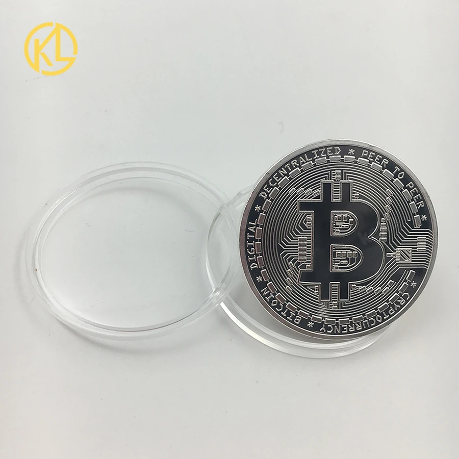 Bitcoin/Ethereum/Litecoin/Dash/Ripple/Monero/EOS coin 18 kind of Metal Physical silver/gold Plated Commemorative BTC Coin-1