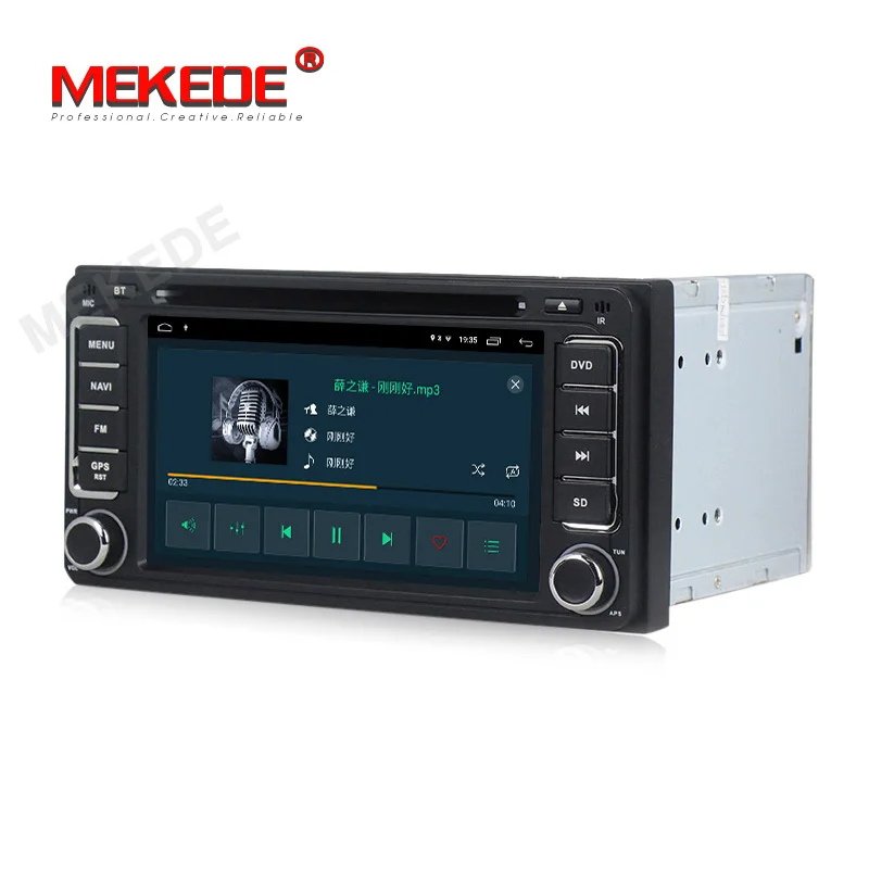 Perfect MEKEDE 2+32G Android 9.1 Multimedia Car DVD Player For Toyota Land cruise 100 200 prado 120 150 RAV4 COROLLACamry yaris Hilux 1
