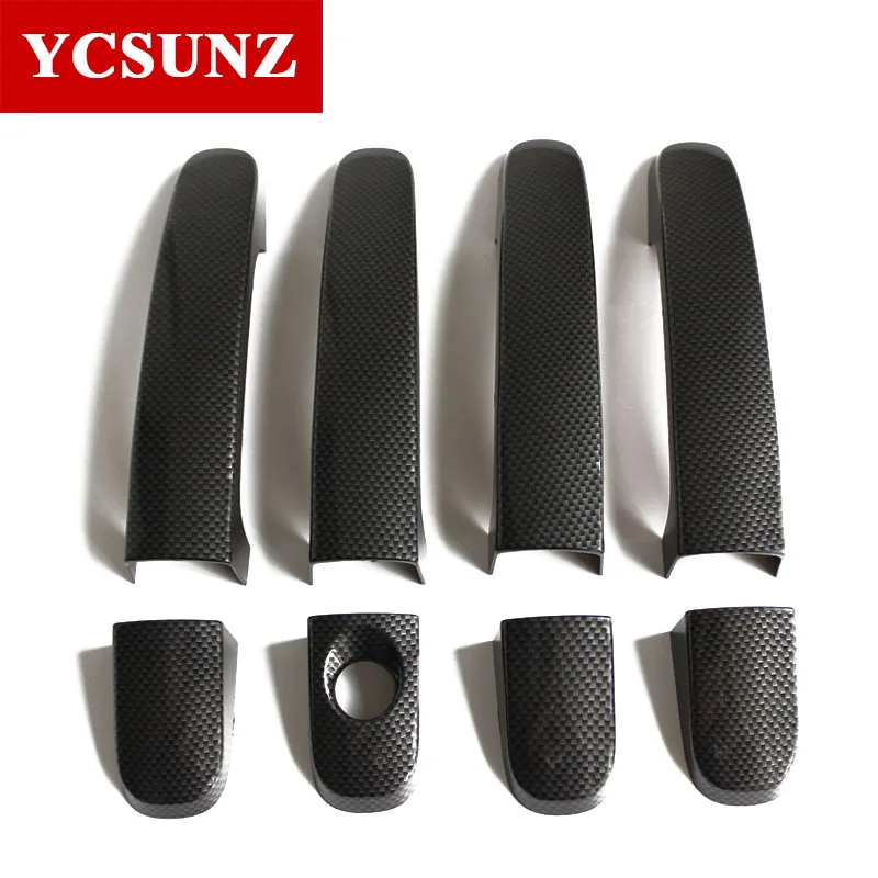 

Car Accessories ABS Carbon Fiber Door Handle Cover For FORD RANGER T6 T7 T8 2012-2019 Wildtrak Double Cabin