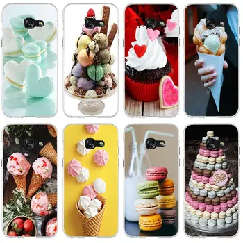 

Silicone Soft Transparent Phone Cases For Samsung Galaxy J1 J2 J3 J4 J6 J5 J7 J8 A3 A5 A7 2015 2016 2017 2018 Summer Ice Cream