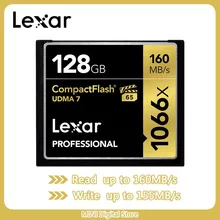 Lexar UDMA 7 128gb карта CF 1066x32 Гб карта памяти до 160 МБ/с. VPG-65 64gb карта Compact flash карта для Full HD/3D и видео в формате 4K