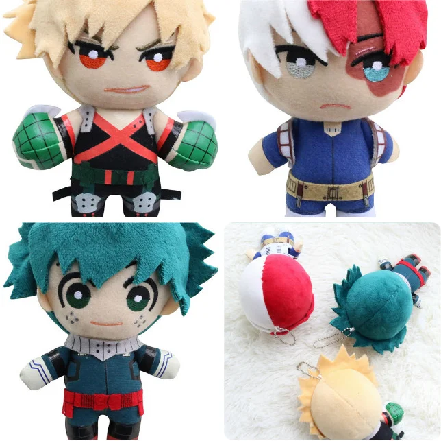 Boku no My Hero academic Midoriya Izuku подвеска плюшевая кукла Todoroki Shouto Косплей Katsuki Bakugo реквизит