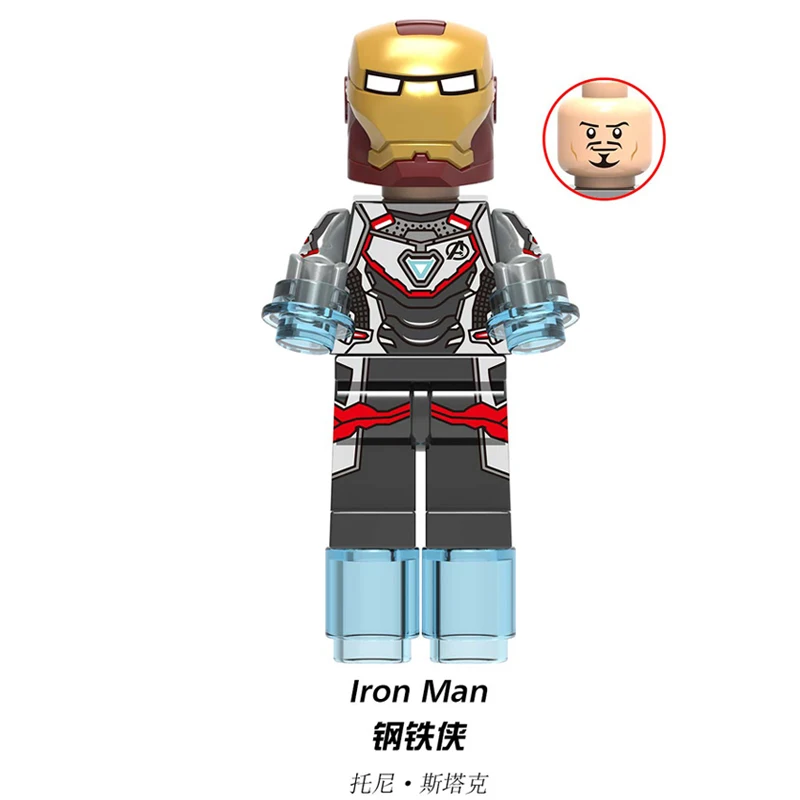 Black Widow Avengers 4 Endgame Thanos Thor Rocket Raccoon War Machine Nebula Building Blocks Toys XH1071