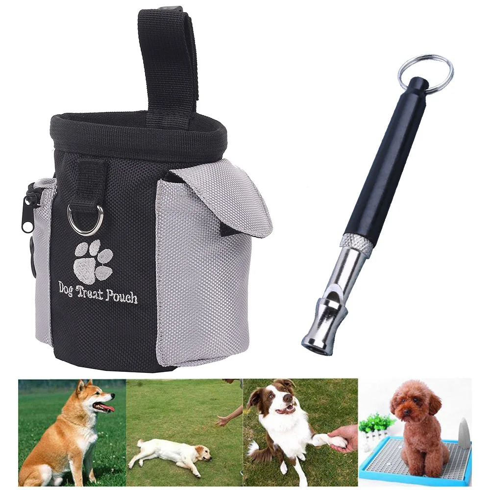 Portable Outdoor Pet Dog Training Bags With UltraSonic Whistle Repeller