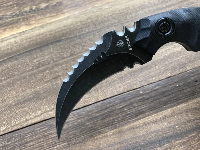 Fisharks сверхмощный тактический нож с фиксированным лезвием Karambit D2 лезвие G10 ручка охотничий Скинер Hawkbill выживания CSGO коготь ножи