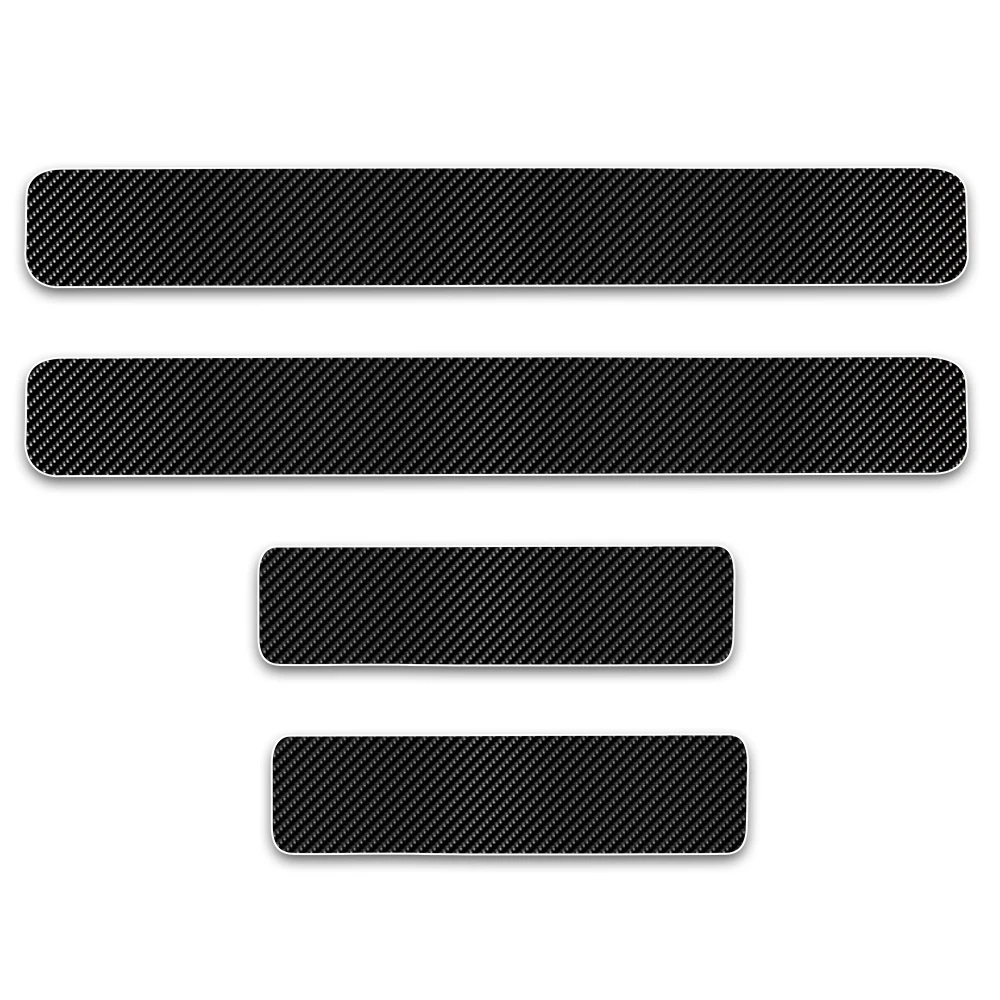 Car Door Sill Scuff Plate Door Threshold Plate For VW Jetta Passat Polo Golf Touran Tiguan Touareg Sharan Welcome Pedal 4Pcs