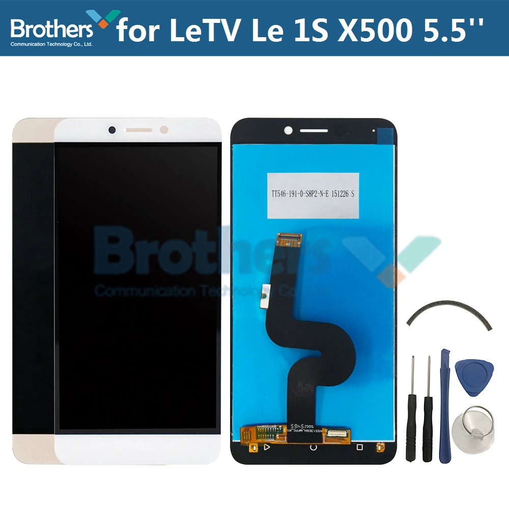 Koop LCD Display Voor LeTV X500 Lcd scherm voor LeTV Le 1S X500 LCD Assembly Touch Screen Digitizer 5.5 x501 Getest Telefoon Vervanging
