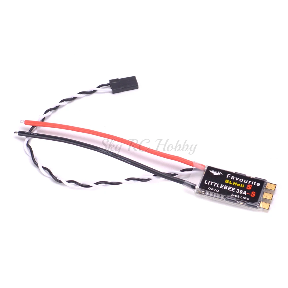 Favourite FVT LittleBee 30A-S 30A ESC BLHeli_S OPTO 2-6S Supports Mulitshot Oneshot42 OneShot125 (4)