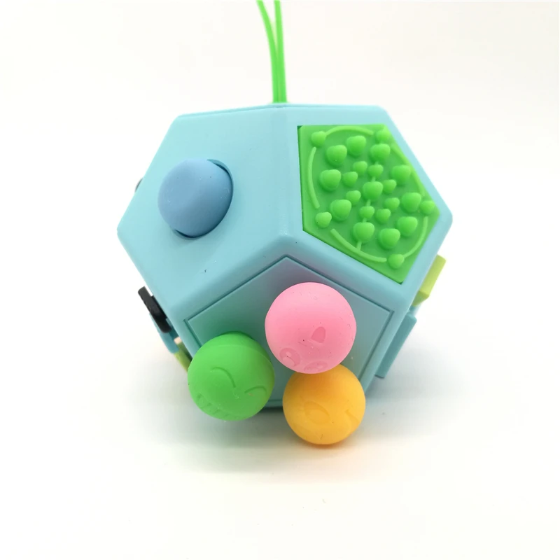 12 сторона новый модный куб Анти Стресс куб снятие стресса игрушка снимает беспокойство Squeeze Magic Cube для детей взрослых шутки