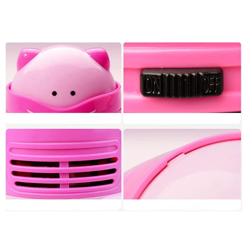  Creative Cute Mini Cat Corner Desk Table Dust Vacuum Cleaner Sweeper Desktop Keyboard Cleaning Tool