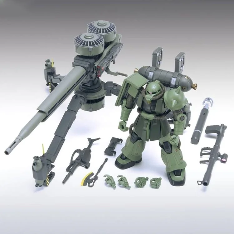 Gundam BANDAI THUNDERBOLT модель HG 1/144 HGUC ZAKU II большой пистолет набор Броня Unchained мобильный костюм детские игрушки