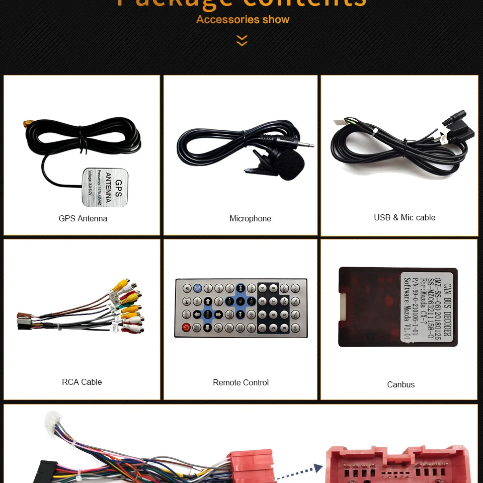 Perfect KLYDE 4GB RAM 32GB ROM 7" Android 8.0 7.1 Octa Core PX5 4G WIFI DAB Car DVD Multimedia Player Radio GPS For Mazda CX-7 2007-2015 7