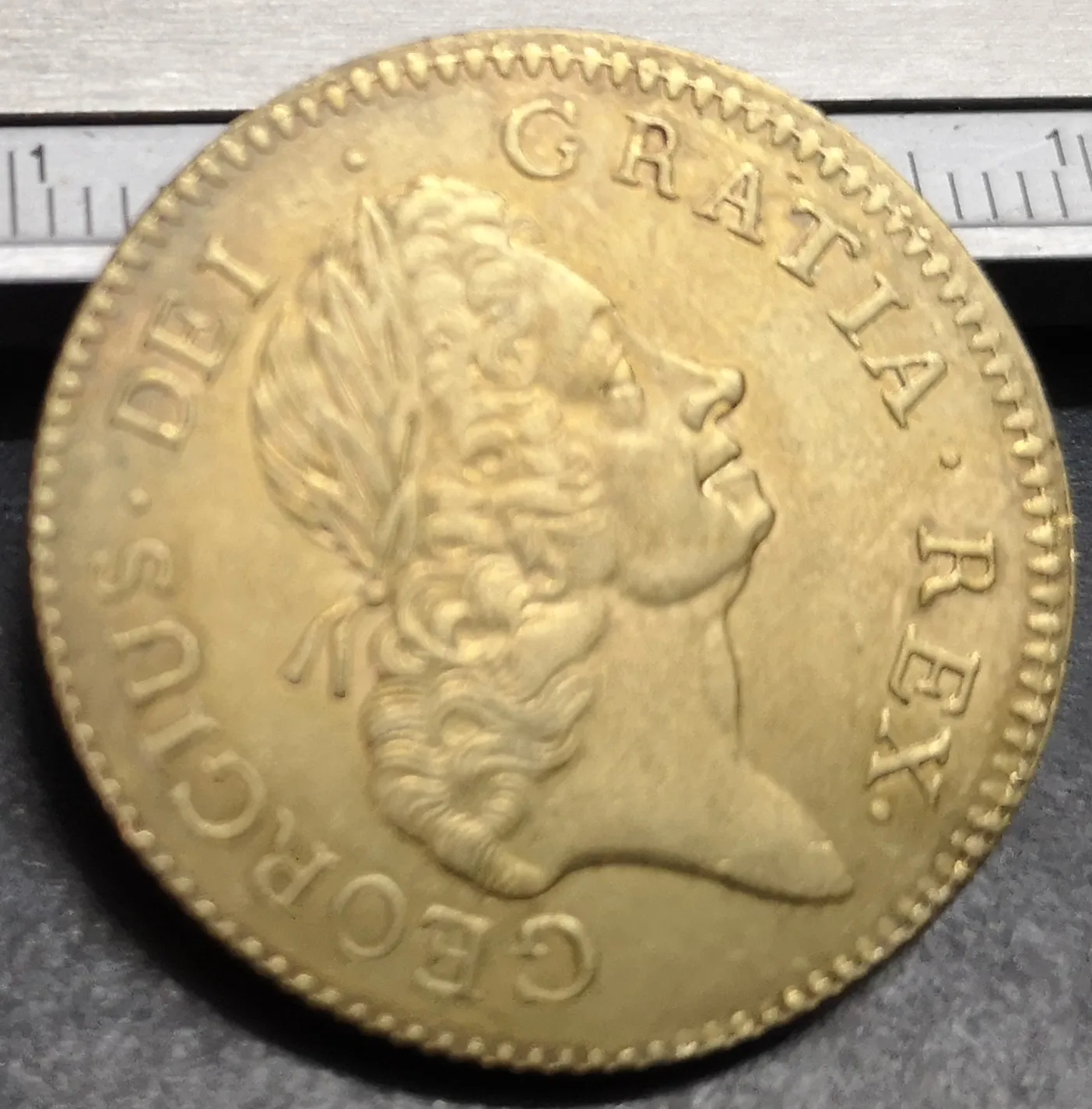 1722 Ирландия 1/2 Пенни-Джордж I медь имитация монеты 27 мм