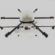 DIY 10L Agriculture spray multirotor drone hexacopter empty pure carbon fiber 1300mm folding frame + sprayer gimbal
