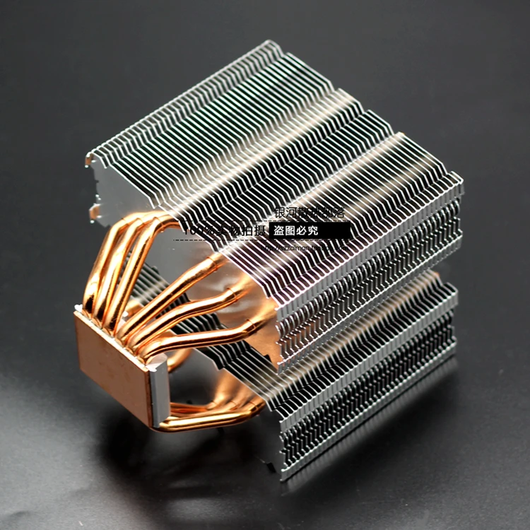 para Intel Amd Tubo de Calor Plataforma Cobre Computador Cpu Cooler Silencioso Mudo Fanless Radiador Refrigeração 775 115x1366 Am3 6 - Imagem 4