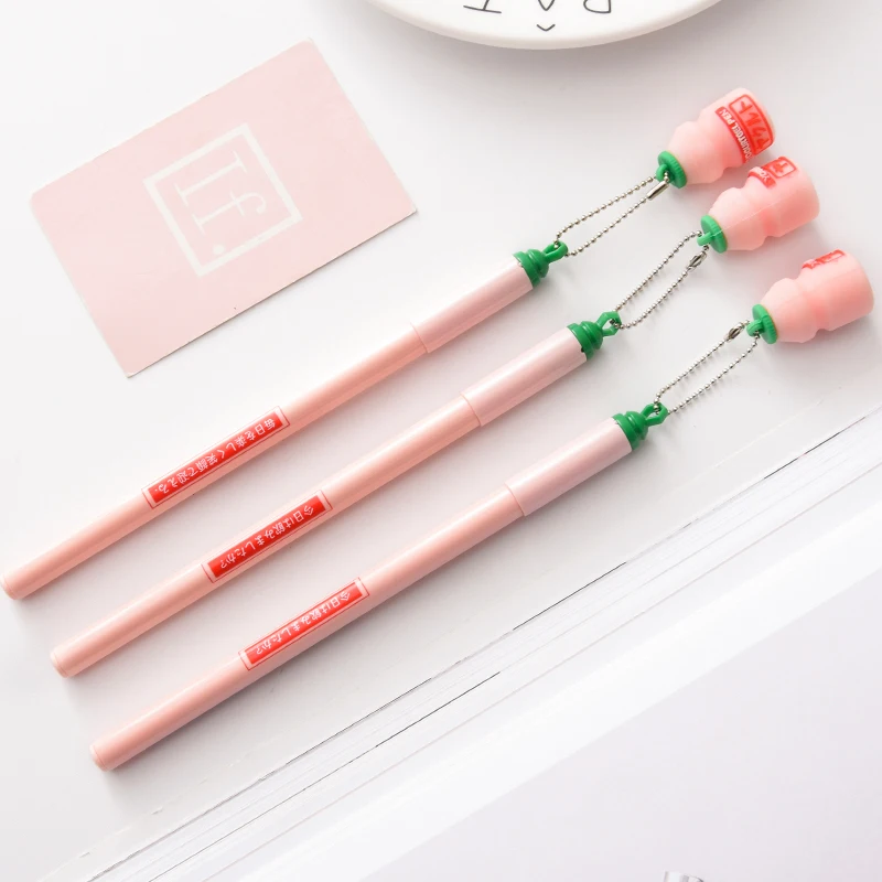 Creative Yakult gel Pen Student 0.5mm Examination Carbon