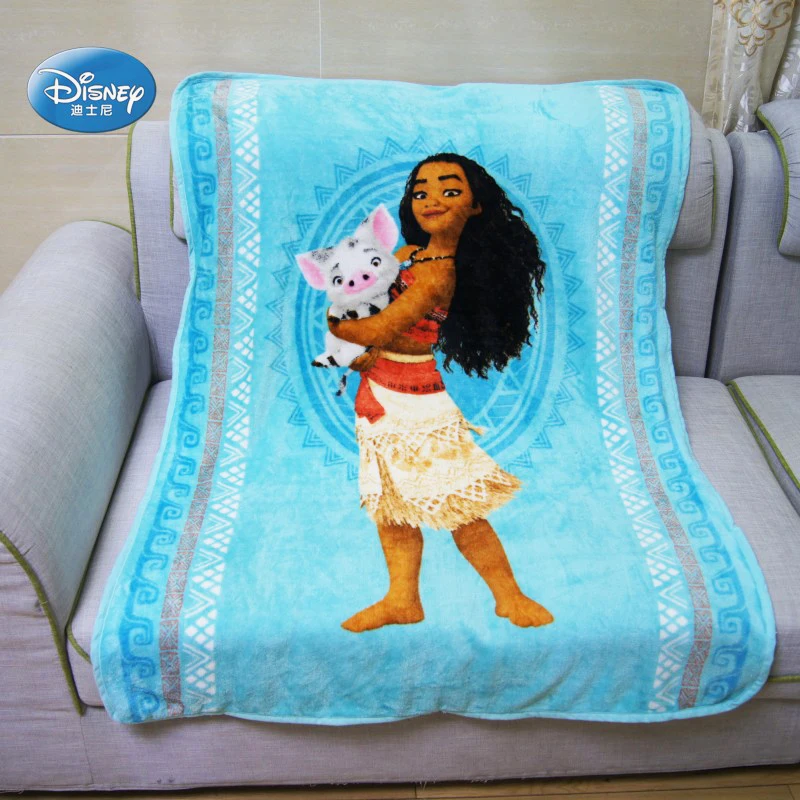 

Disney Moana & Pua Plush Throw "The Wave"Blanket Throw 100x135cm for Chidlren Boys Girls Birthday Gift