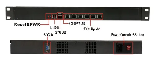 Специальное предложение B202-1 HCL-M52L6-A, ATOM D525 6 Giga сетевой брандмауэр Barebone, 6lan брандмауэр Системы, hcipc платформа