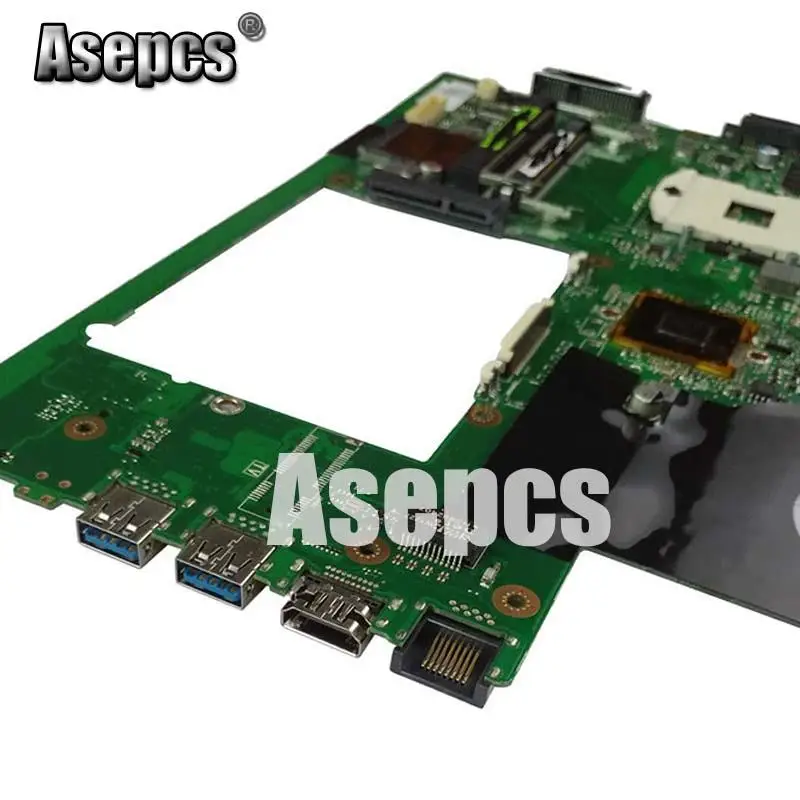 Asepcs N76VZ материнская плата для ноутбука For Asus N76VM N76VJ N76V тест оригинальная