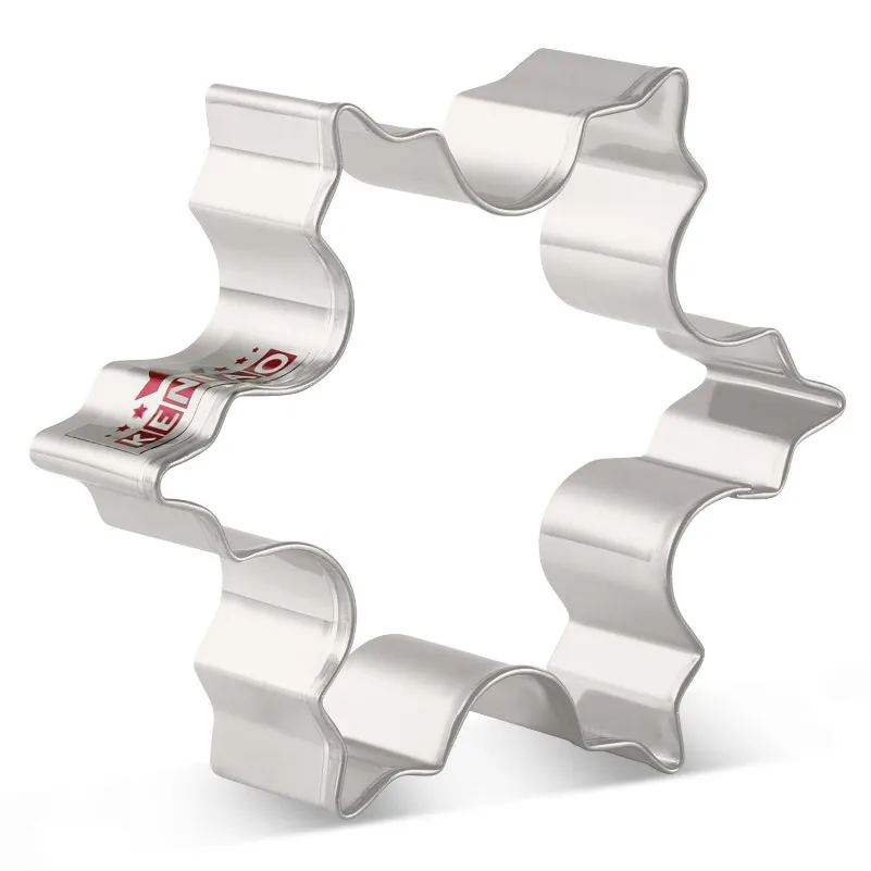 

KENIAO Snowflake Cookie Cutter for Christmas Party Biscuit / Fondant / Pastry / Sandwiches Cutter - 7.8 * 9 cm - Stainless Steel