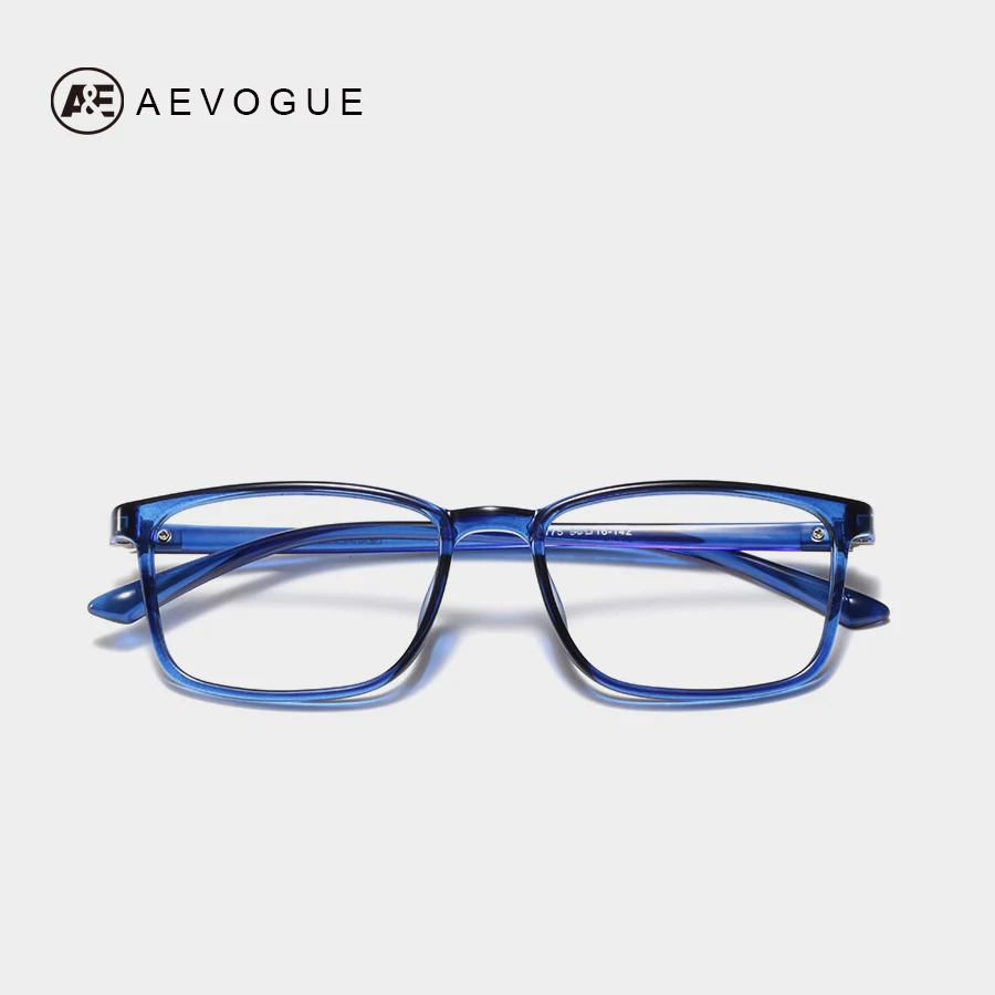 

AEVOGUE Eyeglasses Men Anti Blue Light Blocking Reduces Anti-break leg TR90 Frame Clear Lens Unisex Glasses UV400 AE0719