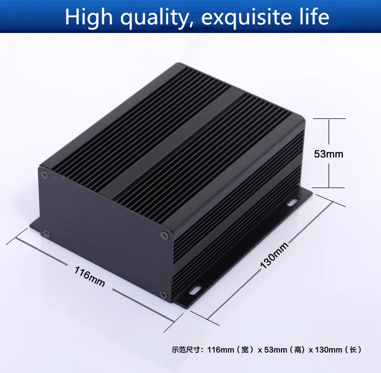 Мини усилитель шасси yg 14 алюминиевый корпус 116*53*130 мм amp Чехол DIY box|Усилители