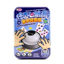 Halli Galli настольная игра 2-6 игроков мультфильм шаблон семья фруктовый Экстремальная версия с металлическим колокольчиком скорость действия реакции игра Карта