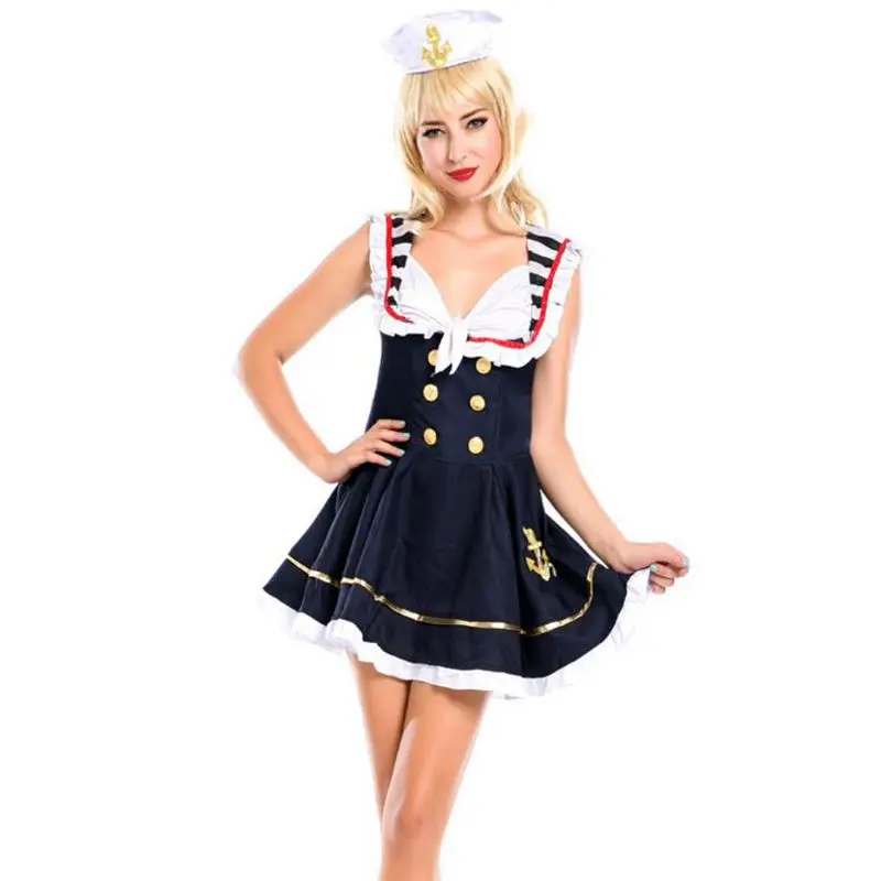Sexy Euro American Navy Suit Halloween 