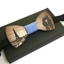 Новое поступление брендовый модный деревянный лук ручной работы галстук-бабочка галстуки для мужчин геометрический деревянный галстук-бабочка галстук des