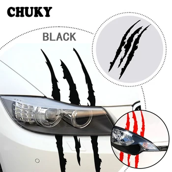 

CHUKY Car Styling Scratch Stripe Stickers Car Headlight For Hyundai IX35 Nissan Juke Subaru Suzuki Vitara Swift Opel Insignia