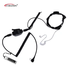 Headband PU line IP54 Waterproof PTT Throat Mic for Motorola Radio GP/PRO anti-noise walkie talkie cb radio comunicador earpiece