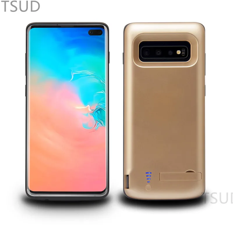 

6000mah external portable wireless charger case for Samsung Galaxy S10 Plus charging cover for Samsung Galaxy S10 Plus luxury