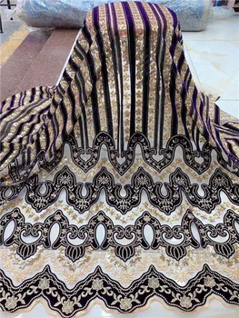 

African Green Velvet lace fabric 2019 Embroidered Nigerian Laces stone Fabric Bridal High Quality French Tulle Lace Fabric