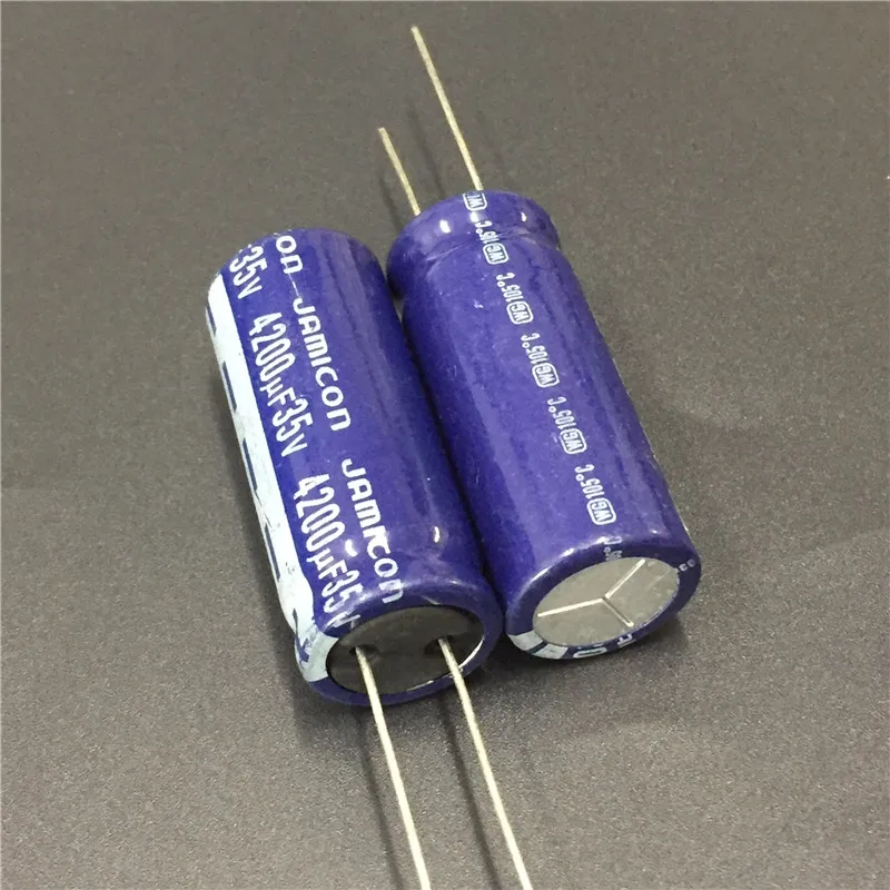 10pcs 4200uF 35V JAMICON WG Series 18x45mm Low ESR Long Life 35V4200uF Aluminum Electrolytic Capacitor