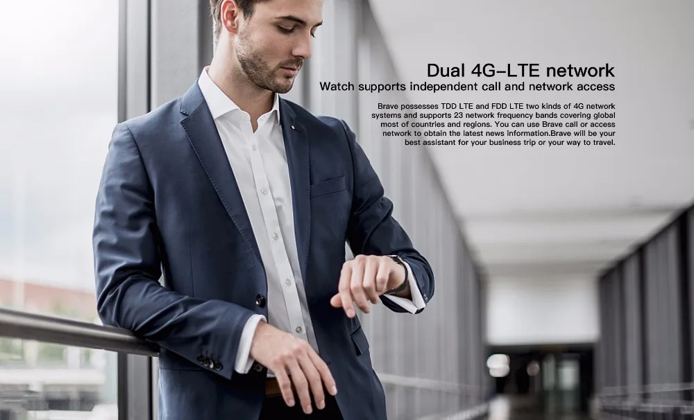 Храбрый Смарт часы андроид 6,0 телефон MTK6737 1,3 GHz 2 GB 16 GB 4G gps WI-FI Ip68 водонепроницаемые спортивные Smartwatch pk lem x 7 i8 z28 z29