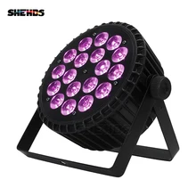 10pcs/lot Aluminum Alloy LED Flat Par 18x18W RGBWA UV Light DMX 512 Stage Lighting Good For DJ Disco Party Nightclub Dance Floor цена 10pcs/lot Aluminum Alloy LED Flat Par 18x18W RGBWA UV Light DMX 512 Stage Lighting Good For DJ Disco Party Nightclub Dance Floor цены онлайн