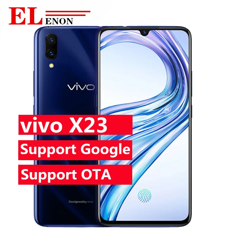 Оригинальный новый смартфон VIVO X23 8 Гб 128 ГБ Восьмиядерный 6 41 &quotполный экран