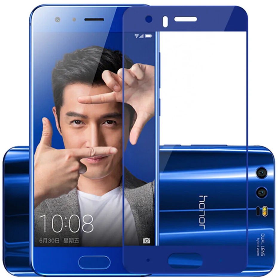 

9H protective glass for Huawei honor 9 screen protector full cover 2.5D tempered glass for Huawei honor9 glass film 5.2"