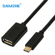 SAMZHE Type C 2.0 to USB OTG Cable Adapter for Huawei P9 P10 Xiaomi5 Meizu PRO5 PRO6 Nexus 5X 6P Macbook