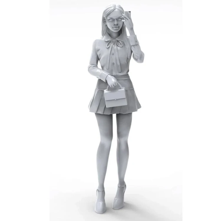 1/35 Hana солдат модели смолы фигурка GK несобранный и Неокрашенный комплект|Игровые