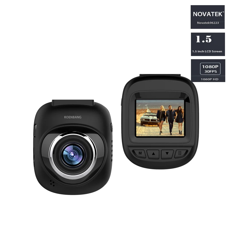 

KOENBANG 1.5 Inch Monitor Car DVR Original Novatek96223 Video Registrator Car mini Dash Camera FHD 1080P Video Recorder