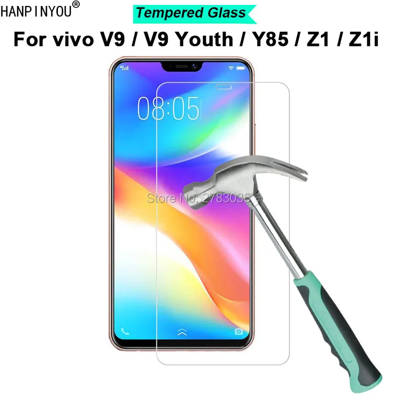 ДЛЯ vivo V9 / Youth Y85 Z1 Z1i Новинка твердость 9H 2.5D ультратонкое закаленное защитное