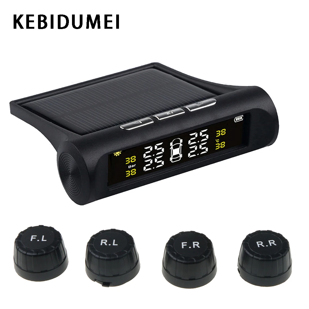 

Newest USB Car Charging Tyre Pressure Monitoring System TPMS Digital LCD Display Car Security Alarm Systems Car Electronics