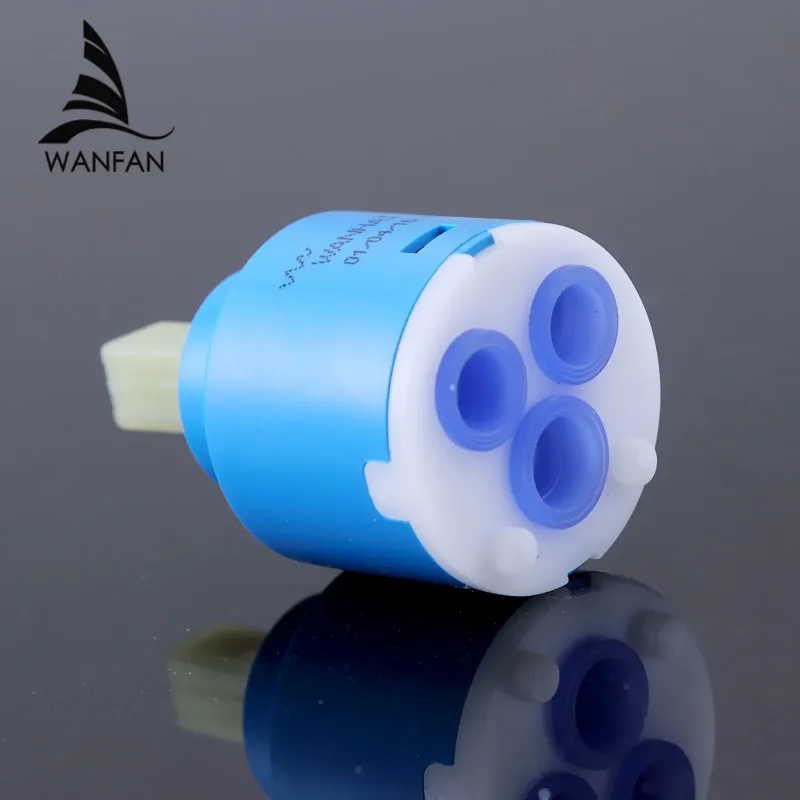 

Promotion 35mm / 40mm Ceramic Cartridge Faucet Cartridge Mixer Low Torque Faucet Accessories Rotation Flat Base 7138