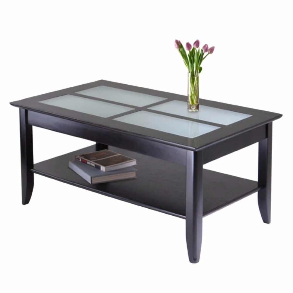 Syrah Coffee Table with Frosted Glass