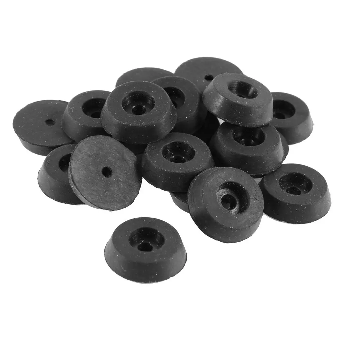 

PHFU Arrive 20 Pcs Conical Shape Furniture Table Chair Leg Tip Foot Pads 18x15x5mm