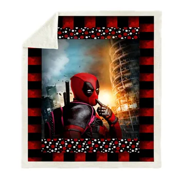 

SOFTBATFY Cartoon Fleece Throw Blanket Sofa Bedding Blankets Drop Ship